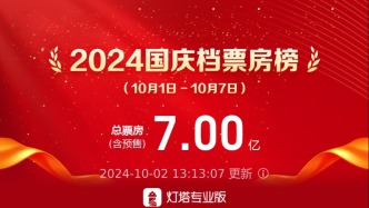 2024年国庆档票房破7亿