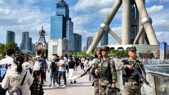 国庆我在岗！上海武警祝祖国生日快乐