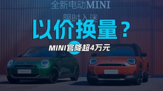 以價換量？MINI官降超4萬元