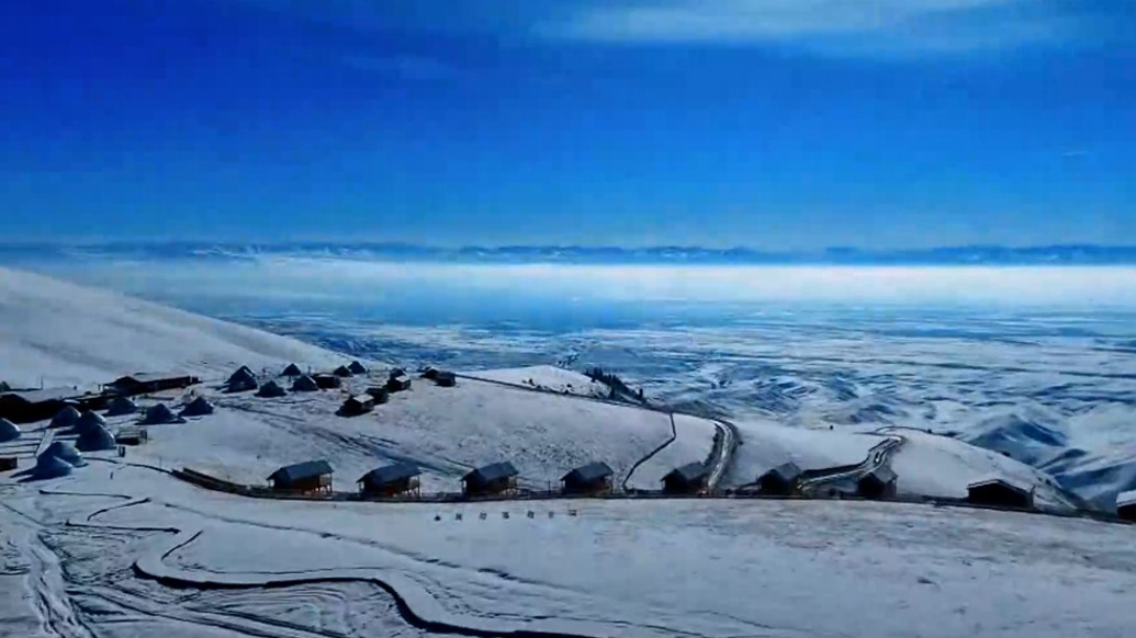 大美中國丨新疆特克斯：雪落姑娘峰，美景如畫化