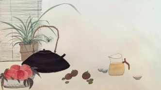 绘清供之雅韵，品丹青之逸情——程剑宇“清供图”组画评析