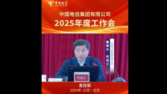 柯瑞文董事长在中国电信2025年度工作会讲话