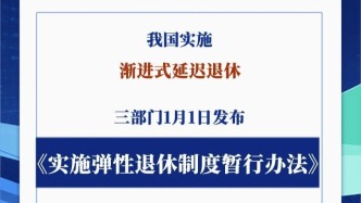 今起实施！弹性退休办法来了！