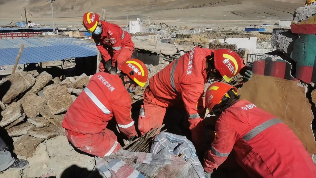 ​应急管理部、中国地震局发布西藏定日6.8级地震烈度图