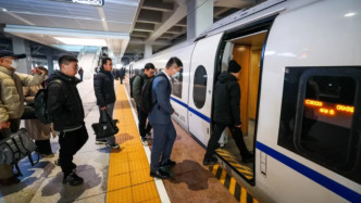 上海松江站迎來首次春運，預計發送旅客145萬人次