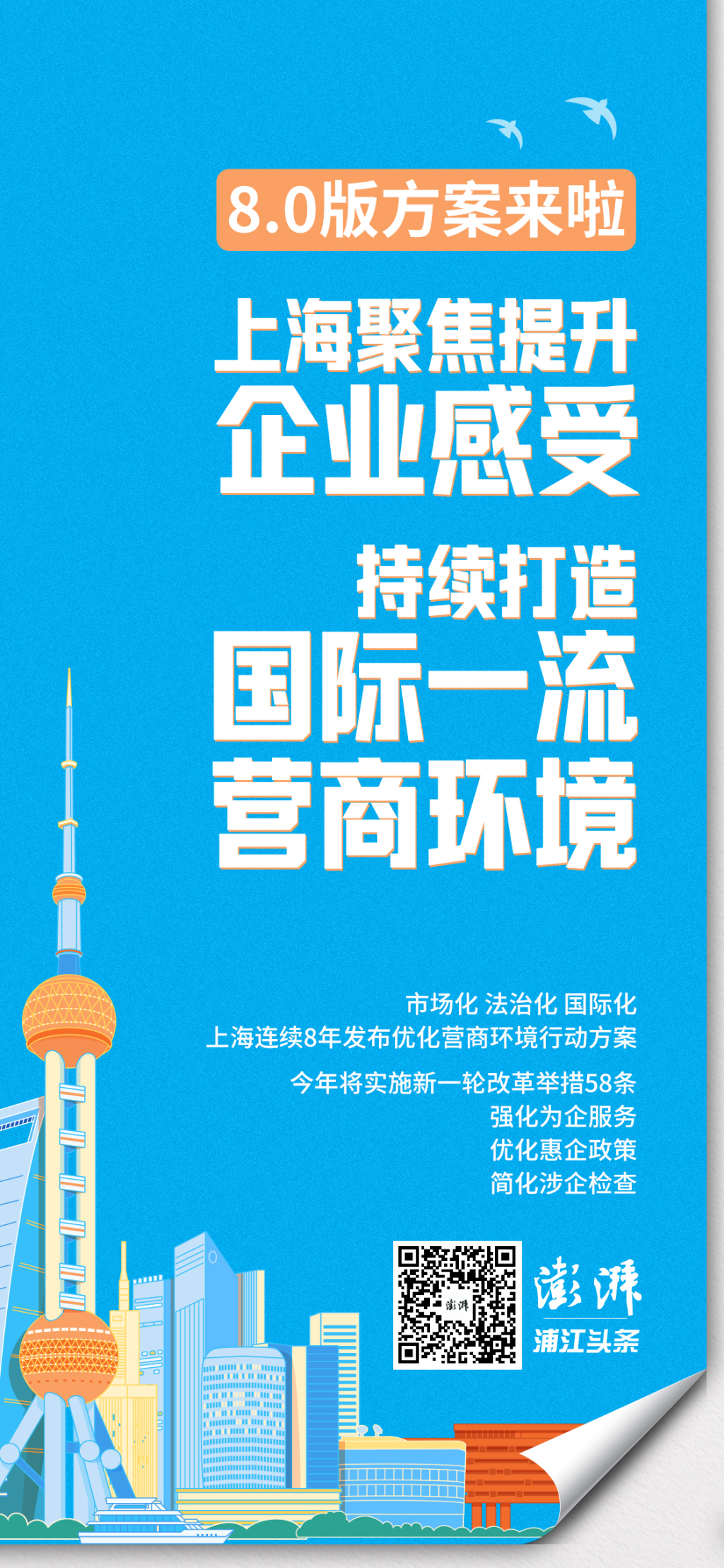 8.0版！上海持续优化营商环境，这次为何更聚焦“企业感受度”？