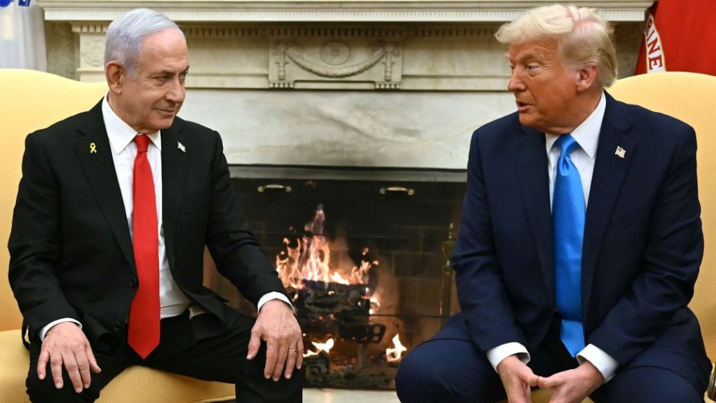 特朗普说加沙人民先别回来了，记者：那是他们的家