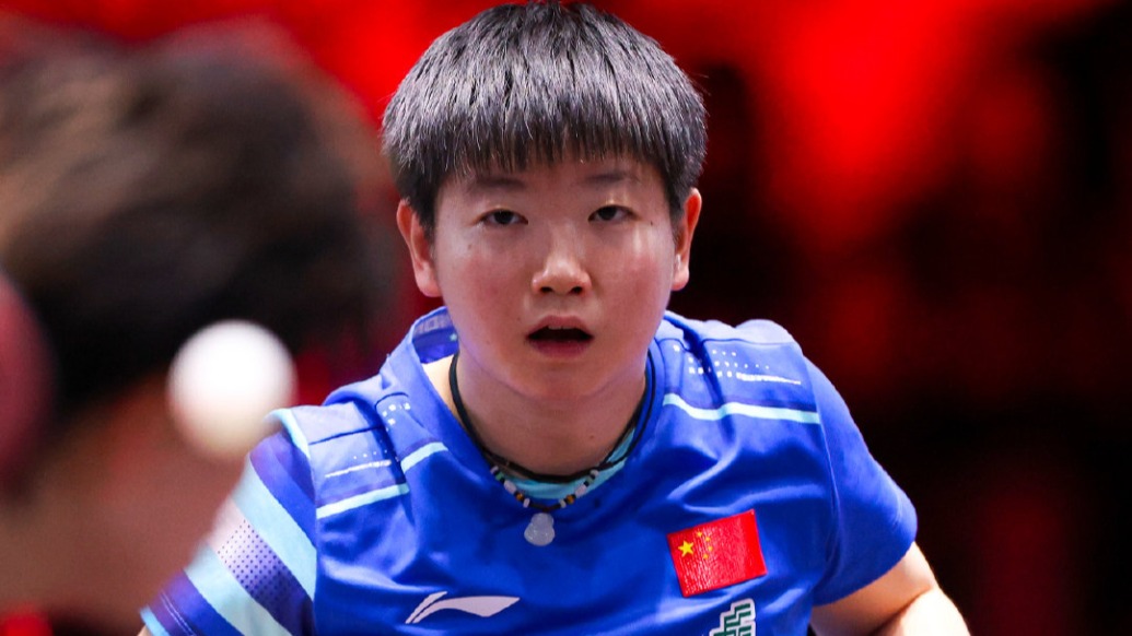 孙颖莎赛前准备一丝不苟，与蒯曼会师新加坡大满贯决赛