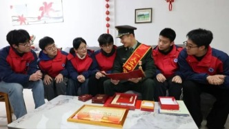 潛山野寨中學(xué)學(xué)子葉大山，入軍校第一年榮立三等功