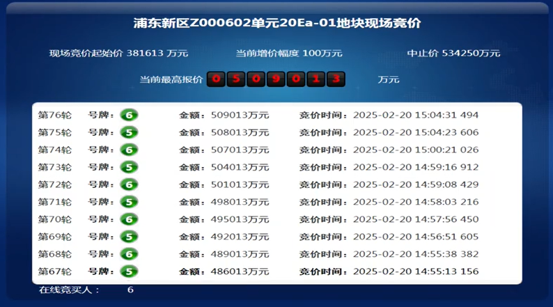 上海2025年首批宅地开拍：成交总额159亿元，外环外市场现回暖迹象