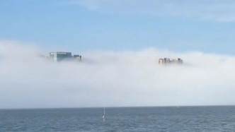 汕頭現(xiàn)“海市蜃樓”奇觀？氣象局：平流霧現(xiàn)象，“樓”是真的
