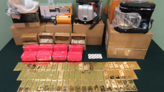 香港海關(guān)偵破有記錄以來最大宗走私金條案