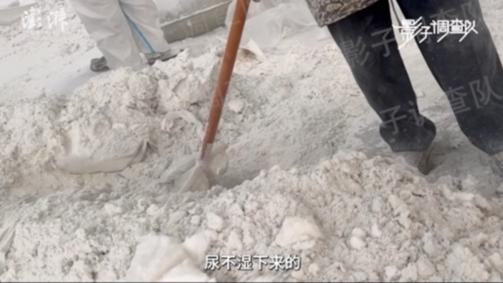 影子暗访丨郯城县某高分子原料回收工厂:回料中掺杂成人尿布