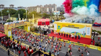 六千名跑者“花海竞速”，江西安义马拉松赛事绘就春日新图景