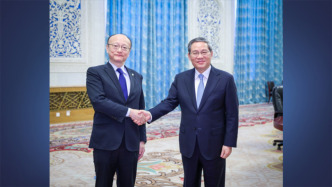 李強會見亞洲開發銀行行長神田真人