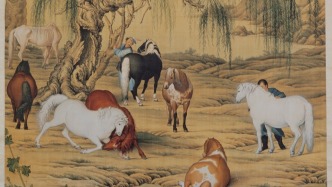 乾隆皇帝的寶馬——以郎世寧《愛烏罕四駿圖》為例