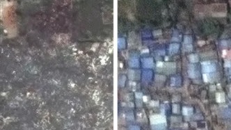 當災難來襲：衛星圖俯瞰緬甸曼德勒在地震前后對比