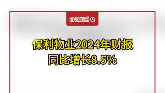保利物業(yè)2024年財(cái)報(bào)：全年收入163.42億元，同比增長8.5%