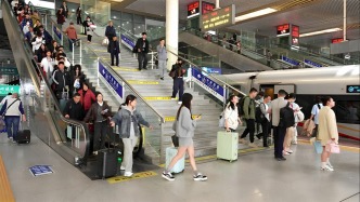 長三角鐵路今預計發送300萬人次，加大對重點時段和熱門方向的運力投放