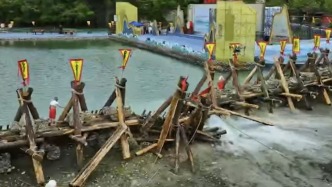 壯觀！都江堰震撼再現千年古法放水