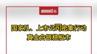 國家隊(duì)、上市公司密集行動，真金白銀穩(wěn)股市
