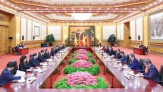 李強同西班牙首相桑切斯會談