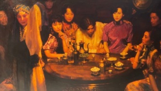陳逸飛代表作《玉堂春暖》今天浦東美術館開箱