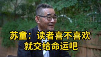文學花邊｜蘇童：讀者喜不喜歡《好天氣》 ，交給命運吧
