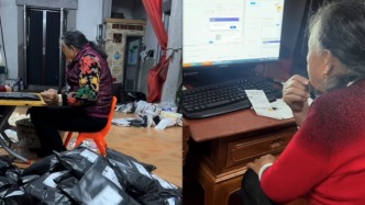 78岁高能量女生！奶奶资助孙女开网店，学习打包做客服