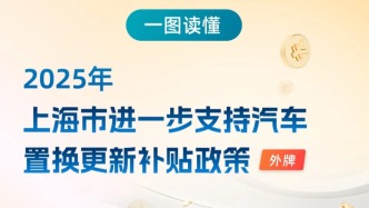 上海市进一步支持汽车置换更新！一图读懂补贴政策实施细则