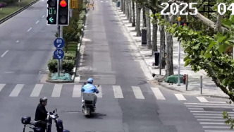 交警不在就闯红灯？上海公安用科技手段查处非机动车违法