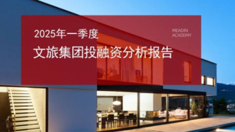 2025年一季度文旅集團投融資分析報告