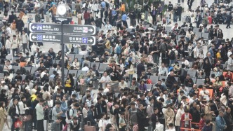5月1日，全社會跨區域人員流動量完成33271.4萬人次