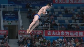 包攬金銀！王宗源、鄭九源奪得跳水世界杯總決賽男子3米板冠亞軍
