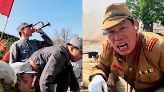 临沂“跟着团长打县城”请来“鬼子专业户”演员杨清文客串