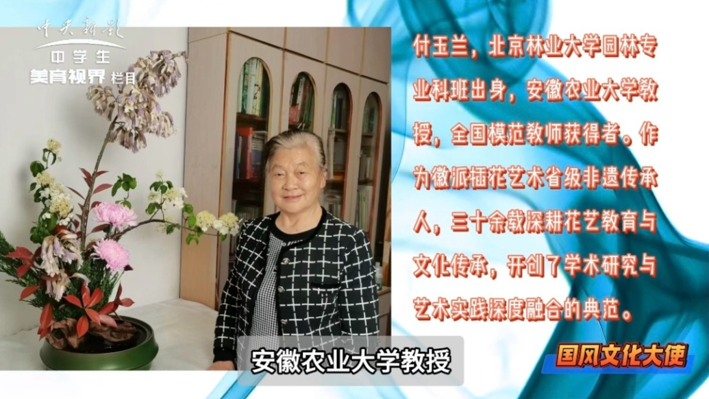 國(guó)風(fēng)文化人物：徽派花藝傳承人付玉蘭