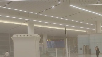 遭遇冰雹天氣西安T5航站樓成“水簾洞”？機場客服：目前航班運行基本正常