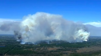 美國明尼蘇達州發生山火，過火面積超80平方公里