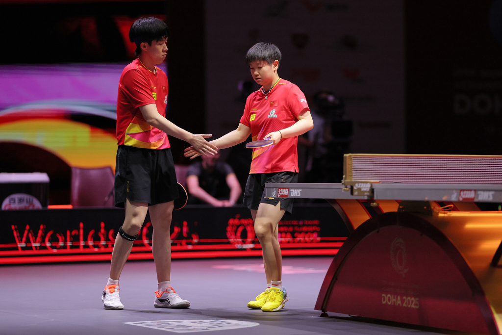 一日双赛“莎头组合”赢得强势，但国乒已开始品尝输球滋味  第2张