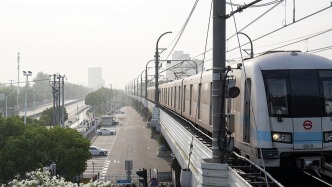 上海地鐵：9號線因雨天打滑，佘山往九亭方向部分列車限速運(yùn)行