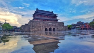 鳳陽鼓樓樓宇1995年重建，縣文旅局長：設計時在城臺上做了平層減輕荷載重量