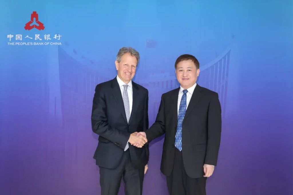 美前财长盖特纳访华，受到多位中方官员会见