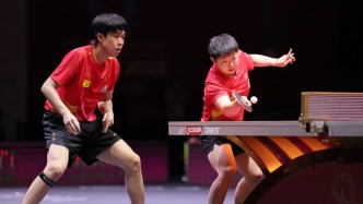 賽場屹線丨“莎頭”戰勝張本美和組合，挺進混雙四強