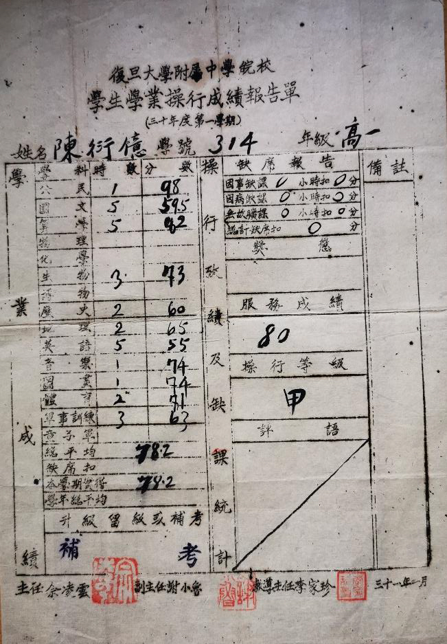王振忠︱徽州的复旦附中皖校 第10张 王振忠︱徽州的复旦附中皖校 第10张