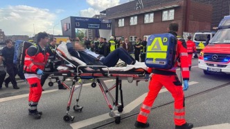 德國漢堡火車站發生持刀襲擊事件17人受傷