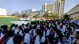 安全 “童” 行?！濟寧交警六一進校園上交通課