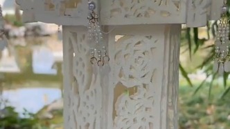 变废为宝！宁波阿姨用墨鱼骨做出仿古六角宫灯