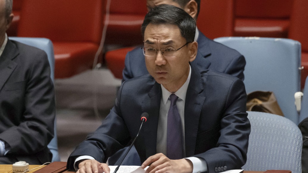 美國再就武器問題抹黑中國,耿爽回懟:停止無聊的指責游戲