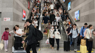長三角鐵路端午假期日均發送325.8萬人次，同比增超3%
