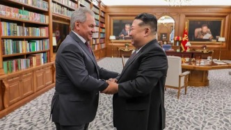 金正恩會見俄羅斯聯邦安全會議秘書紹伊古